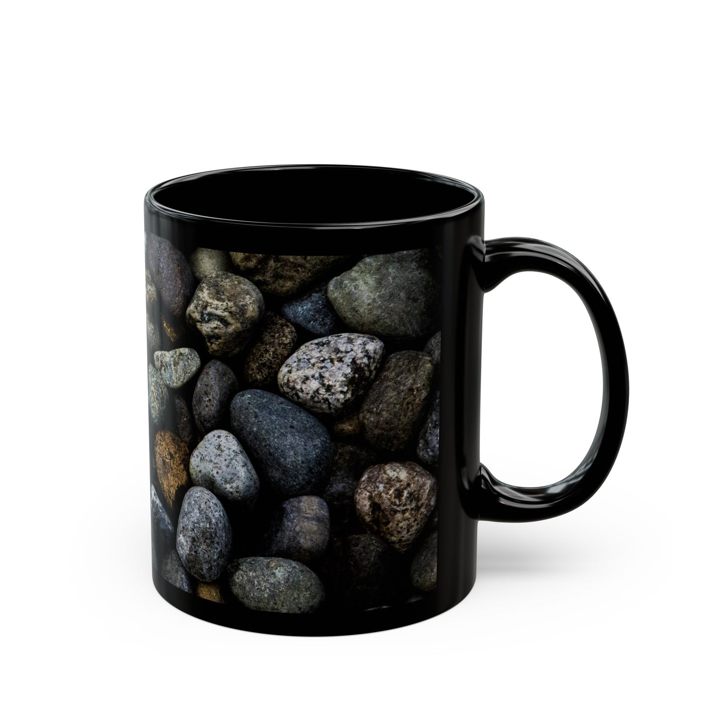 Beach Rocks Black Mug (11oz, 15oz)