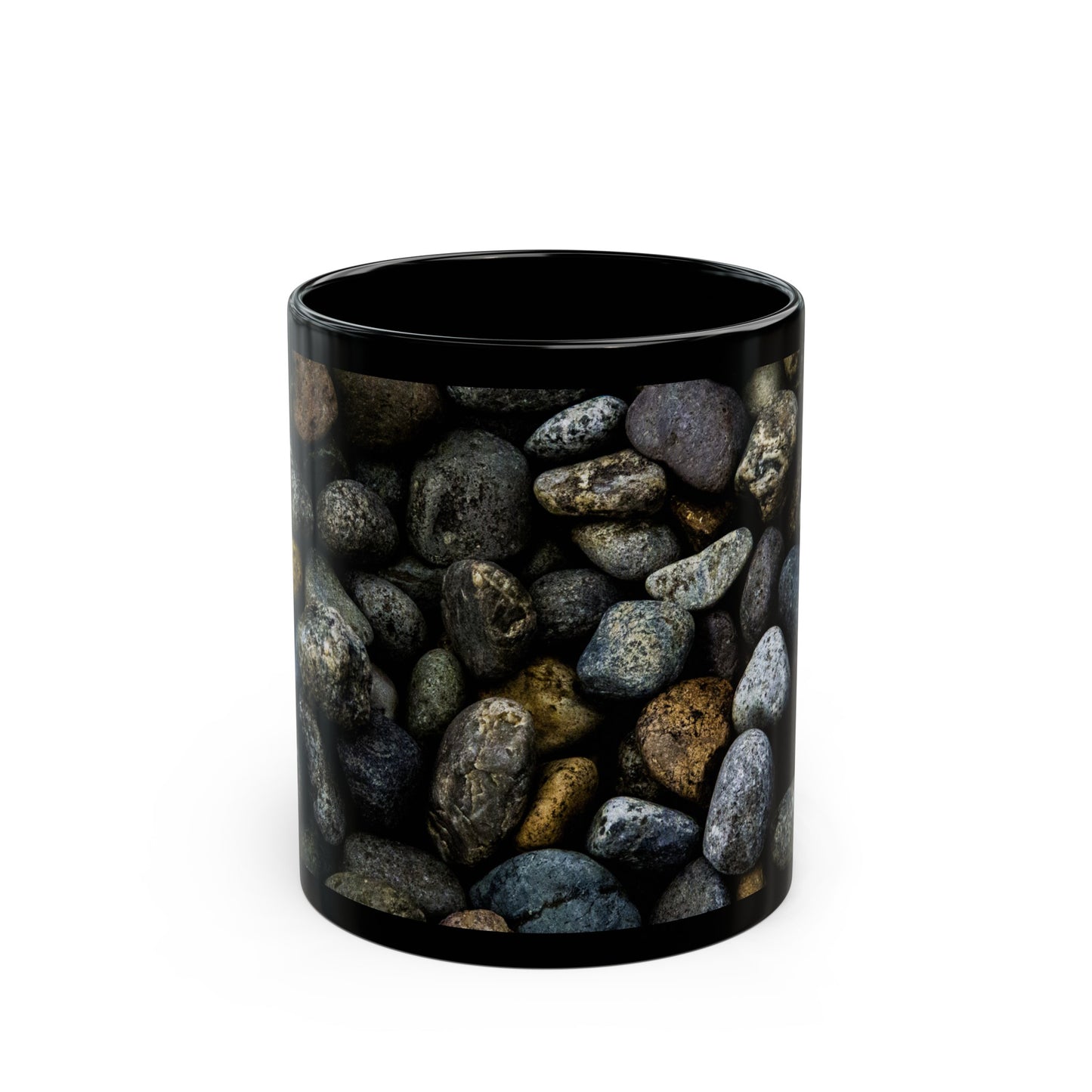 Beach Rocks Black Mug (11oz, 15oz)